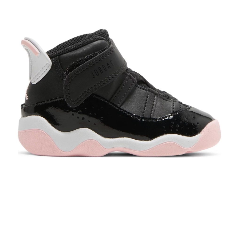 Jordan 6 Rings TD ‘Black Arctic Punch’ sneakers size baby/infant US 5C
